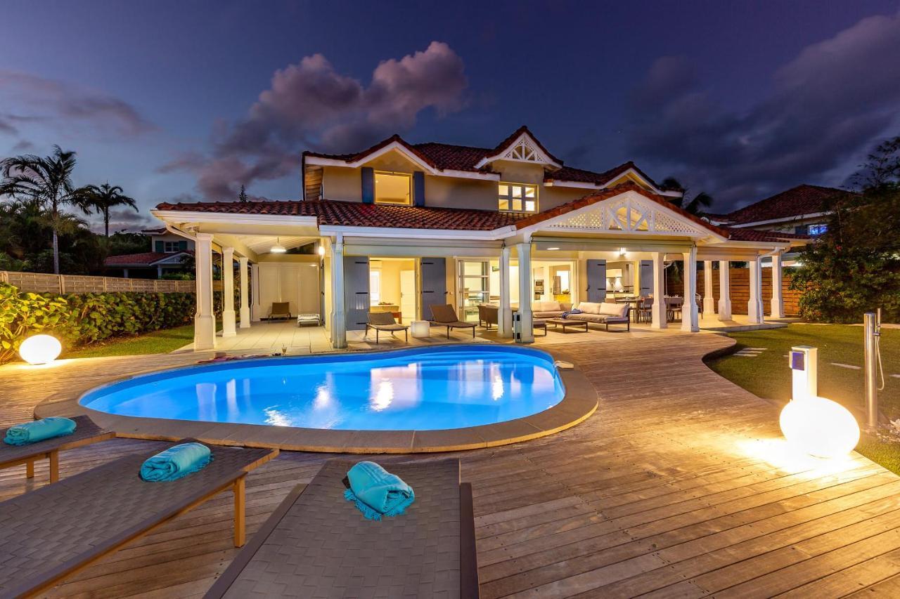 Villa Marine 5 Etoiles Sur La Plage Du Lagon A Deux Pas Du Golf Saint-Francois  Kültér fotó