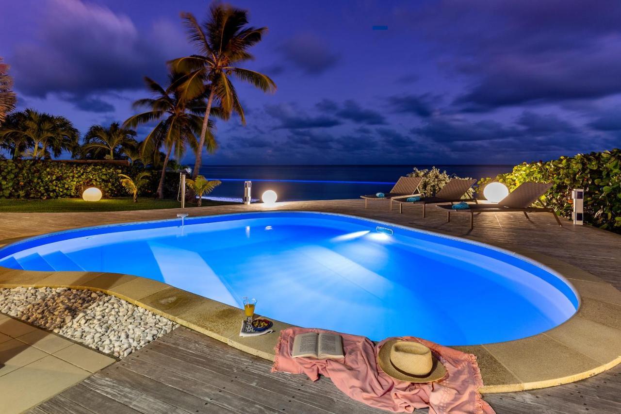 Villa Marine 5 Etoiles Sur La Plage Du Lagon A Deux Pas Du Golf Saint-Francois  Kültér fotó